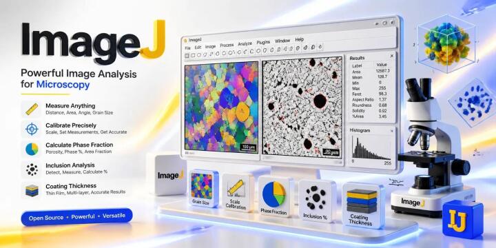 نرم افزار تصاویر میکروسکوپی- ImaegJ